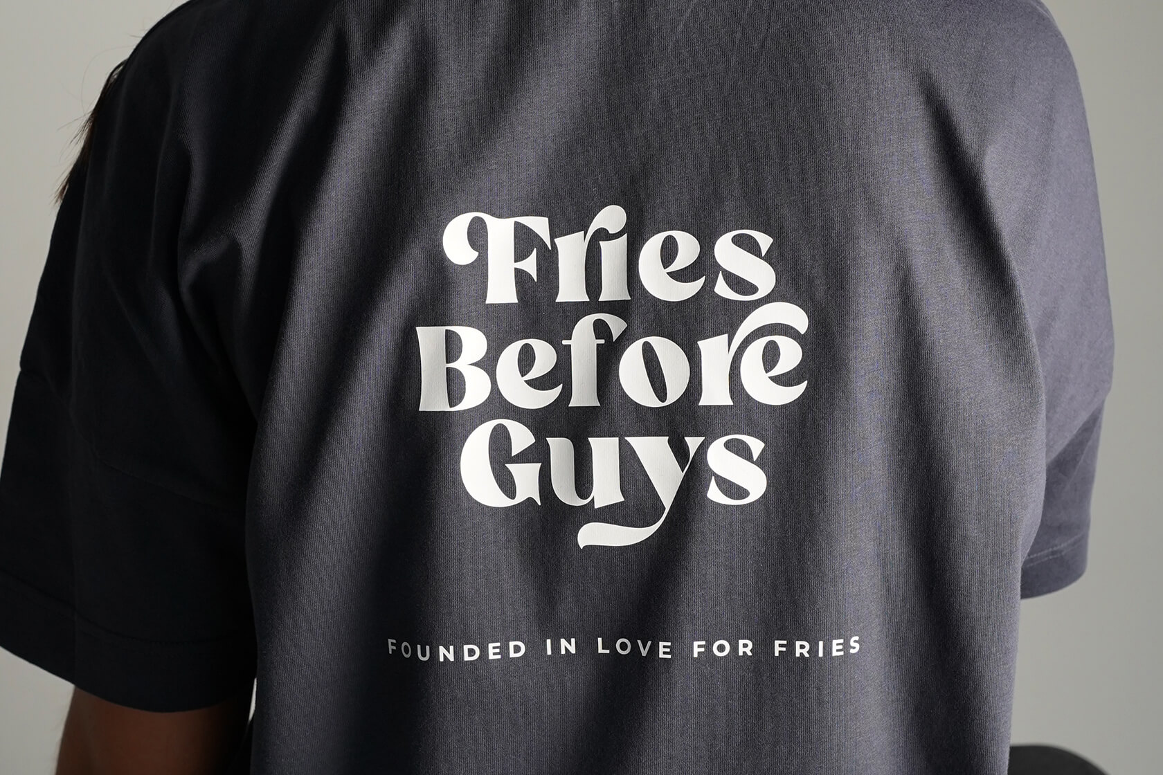 fries before guys® granit shirt